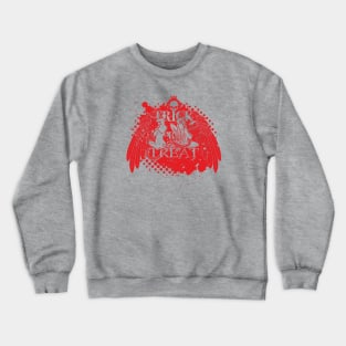 Trick or Treat? - Red Crewneck Sweatshirt